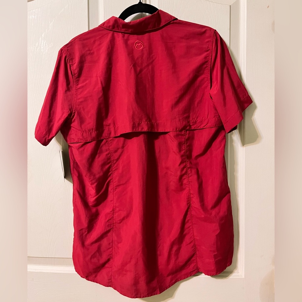 Magellan Outdoors Red Relaxed Fit Shirt - Picture 6 of 6